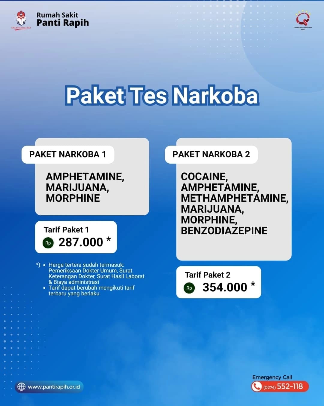 Paket Tes Narkoba