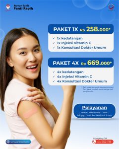 Paket Injeksi Vitamin C RS Panti Rapih Yogyakarta
