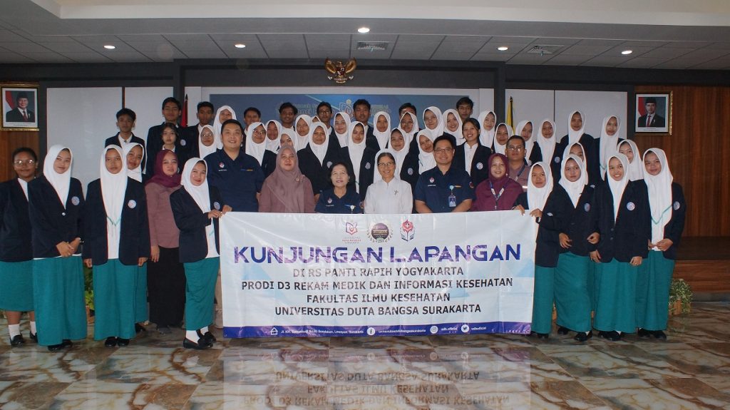 Perkuat Wawasan Mahasiswa di Bidang Rekam Medis Digital, Universitas Duta Bangsa Surakarta Kunjungi RS Panti Rapih Yogyakarta